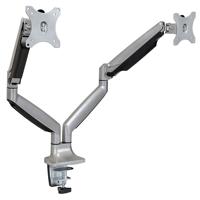 Mount-It! MI-1772 Dual Computer Monitor Mount with Articulating Gas Spring Arms