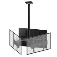 Mount-It! MI-20119 Three-Side Three-Screen Single-Pole Ceiling Mount