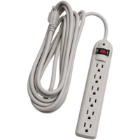 Milspec 6 Outlet Surge Strip w Picture