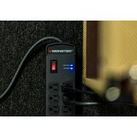 Monster Cable Pro MI 8-Outlet Surge Protector with 2x USB Ports & 15' Cord,Black