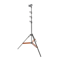 Matthews Hollywood 15' Triple Riser Steel Stand with 4.5" Grip Head, Chrome