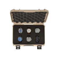 <b>New Arrival</b> - Nanuk 909 Waterproof Watch Case with Foam Insert, Desert Tan