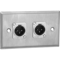 Neutrik 203M Dual Gang Wall Pl Picture