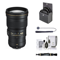 Nikon 300mm f/4E PF ED AF-S NIKKOR VR Lens with Accessories Kit