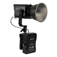 NanLite V-Mount Battery Grip w/4-Pin XLR Connector for Forza 150 LED Monolight