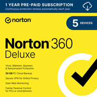 Norton 360 Deluxe 1-Year Secur Picture