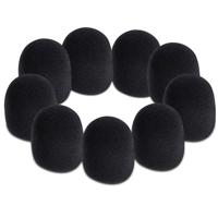 On-Stage ASWS58 Foam Windscreen for Handheld Microphones, 9 Pack, Black