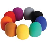 On-Stage ASWS58 Foam Windscreen for Handheld Microphones, 9 Pack
