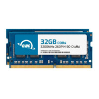 OWC 64GB (2x32GB) 260-Pin DDR4 3200MHz Non-ECC SO-DIMM Memory Upgrade Kit