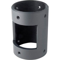 Peerless Extension Column Connector with Cord Management, Black
