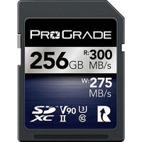 ProGrade Digital Iridium UHS-II V90 SDXC Memory Card 256GB Single