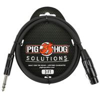 Pig Hog 3' TRS Male to XLR Fem Picture