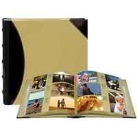 Pioneer Photo Albums Golden Dots Live Laugh Love 200 Pkt 4x6 Photo Album, Pocket, Gold