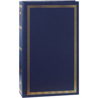 Pioneer Classic 3 Ring Photo Album, Holds 300 4x6" Photos, 3 Per Page, Navy Blue