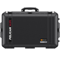 Pelican 1595 Air Wheeled Waterproof Hard Case w/TrekPak Divider System, Black