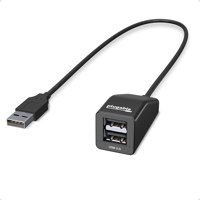 Plugable 2-Port USB-A 2.0 Hub/ Picture