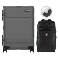 Pelican ATX 25" Wheeled Check-In Hard Travel Case, Charcoal, w/Backpack & AirTag