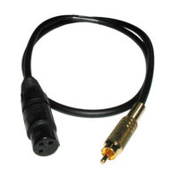 PSC 3' 3-Pin XLR Female to RCA Picture