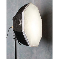 Photek Brella Box Octagon Kit with Stand, Black/Silver