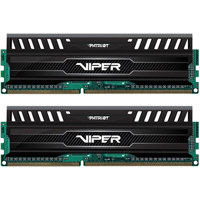 Patriot Viper 3 16GB (2x 8GB) DDR3 1600MHz Dual Channel Module Kit, Black Mamba