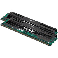 Patriot Viper 3 8GB (2x 4GB) DDR3 1600MHz Dual Channel Memory Kit, Black Mamba
