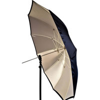Photek Goodlighter 60" Umbrella with Fiberglass Frame&8mm Removable Shaft,Silver