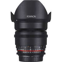 Rokinon 16mm T2.2 Cine DS Wide Angle Lens for Nikon F (DX) Mount