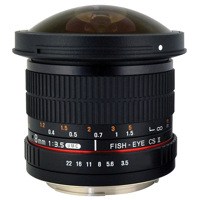 Rokinon 8mm f/3.5 HD Fisheye,  Picture