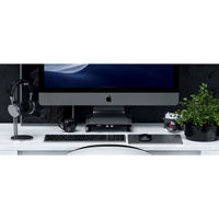 Satechi Aluminum USB Type-C Monitor Stand and Hub for Apple iMac, Space Gray