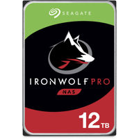 Seagate IronWolf Pro SATA III 3.5" Internal NAS Hard Drive, 7200 RPM 12TB Single