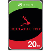 Seagate IronWolf Pro SATA III 3.5" Internal NAS Hard Drive, 7200 RPM 20TB Single