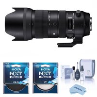 Sigma 70-200mm f/2.8 DG OS HSM Sports Lens for Canon EF w/ 82mm UV & CPL Filters
