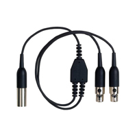 Shure AXT652 TA4 Male to 2x TA Picture