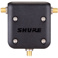 Shure UA221DB-RSMA Reverse SMA Passive Antenna Splitter, 2.4/5.8GHz, Pair, Black
