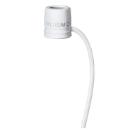 Shure WL183M Omnidirectional Condenser Lavalier Microphone with LEMO Connector White