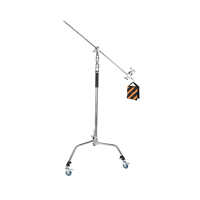 Sirui 10.5' Stainless Steel Tube C-Stand with Grip Head, Arm, Sandbag & Casters