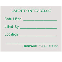 Sirchie Hinge Lifter Labels, 1 Picture
