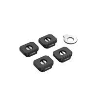 SmallRig Mount Plate with Cold Shoe Mount, Black, 4-Pack