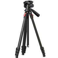 <b>New Arrival</b> - SmallRig 4-Section Aluminum Video Tripod with Fluid Head
