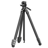<b>New Arrival</b> - SmallRig 4-Section Carbon Fiber Portable Travel Tripod with Fluid Head, Black