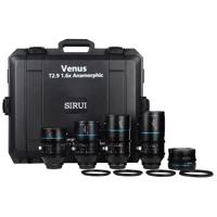 Sirui 35mm,50mm,75mm,100mm T2.9 1.6x Anamorphic Lens Kit,1.25x Adapter, Canon RF