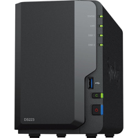 Buy NAS server Refurbished (good) 20 TB Synology DS223J-20TB-FR DS223J-20TB-FR  Wake-on-LAN/WAN, Power on/off