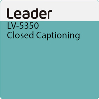 Leader LV5350-SER21 Closed Cap Picture
