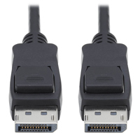 <b>New Arrival</b> - Tripp Lite Eaton Series 6' 8K DisplayPort 1.4 Cable with Latches, Black