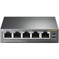 TP-Link TL-SG1005P 5-Port Gigabit Desktop Switch, 4-Port PoE Unmanaged Switch