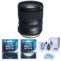 Tamron SP 24-70mm f/2.8 Di VC USD G2 Lens for Canon EF, w/82mm UV & CPL Filters