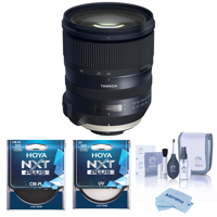 Tamron SP 24-70mm f/2.8 Di VC USD G2 Lens for Nikon F, w/82mm UV and CPL Filters