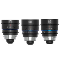 Venus Laowa Nanomorph S35 Prime 3-Lens Bundle for PL Mount/Canon EF, Blue Flare