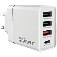 Verbatim 30W 4-Port USB Wall C Picture