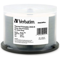 <b>New Arrival</b> - Verbatim DVD-R 4.7GB 16x DataLifePlus Thermal Recordable Disc, 50-Pack Spindle